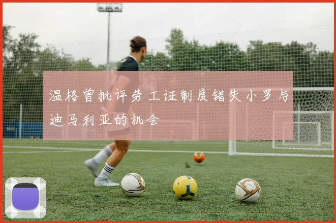 温格曾批评劳工证制度错失小罗与迪马利亚的机会